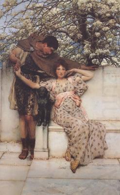Alma-Tadema, Sir Lawrence Promise of Spring (mk24) china oil painting image